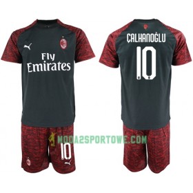 Koszulka AC Milan Calhanoglu 10 Dziecięcy Trzeci Stroje Piłkarskie 2018/19 Krótki Rękaw